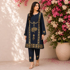 Embroidered co-ord set