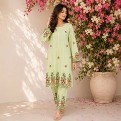 Embroidered co-ord set